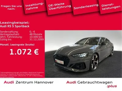 Audi Audi RS5 RS 5 Sportback 2,9 TFSI quattro Competition plus Pano HuD Feinnappa virtual Cockpit plus im Auto Abo von LeasingMarkt.de