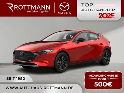 Mazda Mazda 3 2027 186ps Aut. NAGISA BOSE KeyLess ACC HUD Qi im Leasing von Null-Leasing