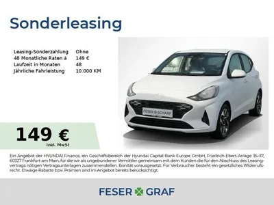 Hyundai Hyundai i10 TREND KOMFORT-PAKET NAVI KAMERA SHZ LHZ im Auto Abo von LeasingMarkt.de
