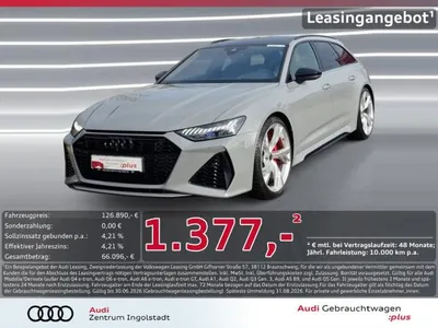 Audi Audi RS6 Avant performance AHK PANO STHZG B&O LASER im Leasing von LeasingMarkt.de