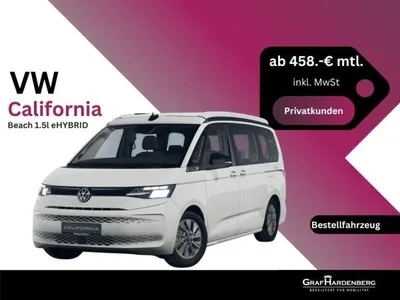 VW Volkswagen California Beach 1.5 eHYBRID im Auto Abo von LeasingMarkt.de
