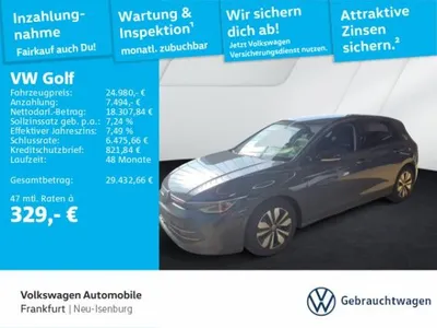VW Volkswagen Golf VIII 1.5 TSI Goal Navi IQ.Light DAB+ im Auto Abo von LeasingMarkt.de