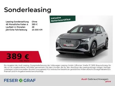 Audi Audi Q4 e-tron 45 Navi/Kamera/ACC/Alu20/Kamera im Auto Abo von LeasingMarkt.de