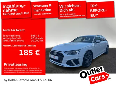 Audi Audi A4 Avant S-Line 40 TDI 19 LED KEYLESS NAVI+ STHZ im Leasing von Null-Leasing