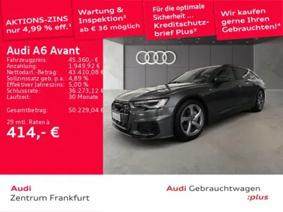 Audi Audi A6 Avant 40 TDI S tronic S line Matrix-LED Navi DAB VC PDC PDC im Leasing von LeasingMarkt.de