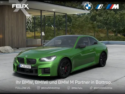 BMW BMW M2 Coupé INDIVIDUAL JAVAGRUEN+VOLLLEDER+PLUS PAC im Leasing von Null-Leasing