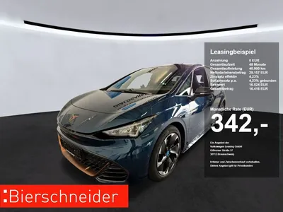 Cupra Cupra Born LED NAVI ACC SIDEASS PARKASS WÄRMEPUMPE PDC im Leasing von Null-Leasing