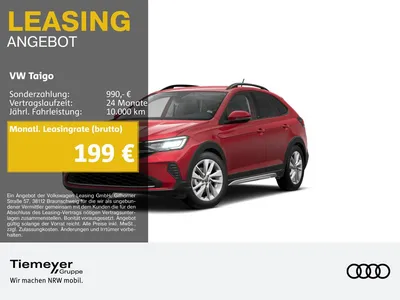 VW Volkswagen Taigo 1.5 TSI DSG LIFE MOVE KAMERA DIGIpro NAVI im Auto Abo von Mobile.de