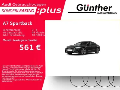 Audi Audi A7 Sportback 45 TFSI QUATTRO S LINE+WINTERRÄDER+ im Leasing von Null-Leasing