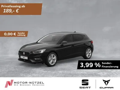 Seat Seat Leon 2.0 TDI DSG FR-LINE LED+NAV+APP+ACC+SHZ+RFK im Leasing von Null-Leasing