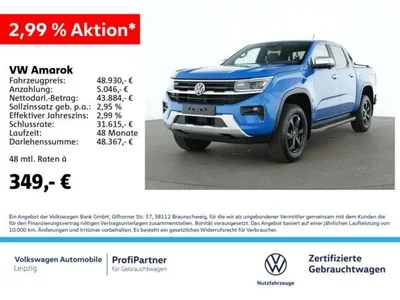 VW Volkswagen Amarok DoubleCap Style 4M*Standh*Matrix*AHK*360° im Auto Abo von LeasingMarkt.de