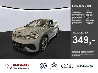 VW Volkswagen ID.5 PRO PERFORMANCE 204PS NP.66t AHK.PANO.WÄRME im Leasing von Null-Leasing