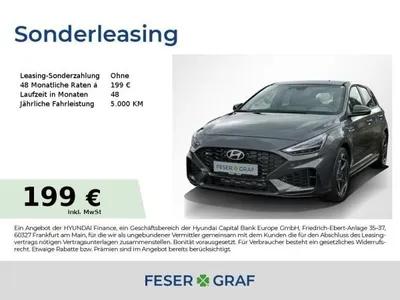 Hyundai Hyundai i30 N-LINE CAM NAVI SHZ LHZ CARPLAY LED USB im Auto Abo von LeasingMarkt.de