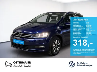 VW Volkswagen Touran MOVE 2.0TDI 150PS DSG ACC.5J-G.AHK.STHZG. im Auto Abo von Null-Leasing