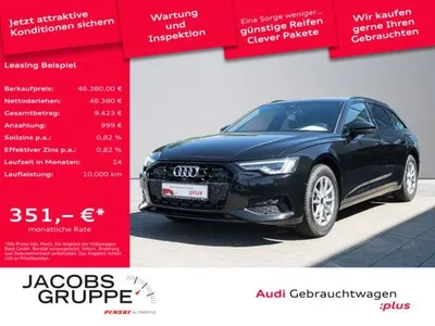 Audi Audi A6 Avant 40TDI advanced Black/Matrix/HuD/360°/ACC im Auto Abo von LeasingMarkt.de