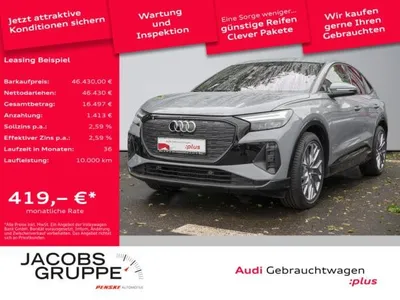 Audi Audi Q4 e-tron Sportback 45 advanced im Auto Abo von LeasingMarkt.de