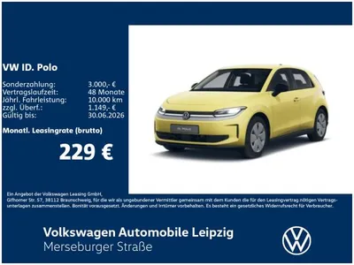 VW Volkswagen ID.Polo Life 1-Gang-Automatik im Leasing von LeasingMarkt.de