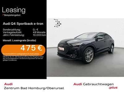 Audi Audi Q4 Sportback e-tron 55 quattro S line*Navi*Matri im Auto Abo von Null-Leasing