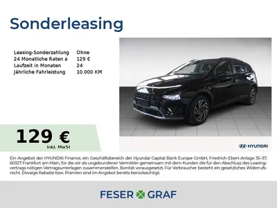 Hyundai Hyundai Bayon TREND AUTOMATIK NAVI SHZ LHZ CARPLAY CAM im Leasing von Null-Leasing