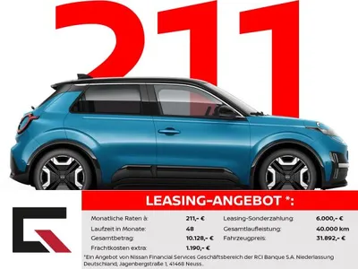 Nissan Nissan Micra 52kWh EVOLVE Winter /Harman-Kardon/ParkAssist/LED/Carplay im Auto Abo von LeasingTime