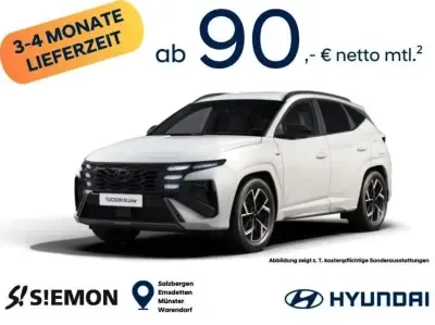 Hyundai Hyundai Tucson N-Line 1.6 T-GDI 110 kW MY26 7-Gang im Leasing von 9Drive