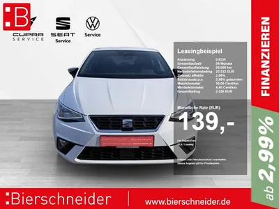 Seat Seat Ibiza 1.0 TSI DSG FR ab 149.- 990.- Anzahlung AL im Leasing von Null-Leasing