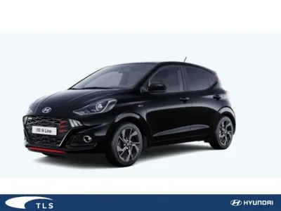 Hyundai Hyundai i10 N-LINE  "Schwarz" ** GEWERBE** 90Ps 1.0 Schalter Sport Navi Assistenten RKamera AppleCarplay /Androi im Auto Abo von LeasingMarkt.de
