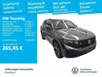 VW Volkswagen Touareg 3.0 V6 TDI R-Line 4Motion Navi AHK IQ.LIGHT - HD-Matrix-Scheinwerfer Standheizung im Auto Abo von LeasingMarkt.de
