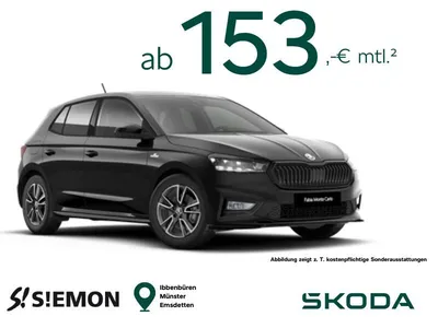 Skoda Skoda Fabia Monte Carlo 🚗 116 PS Automatik ✔️ Privatkundenaktion ✔️ im Auto Abo von LeasingTime