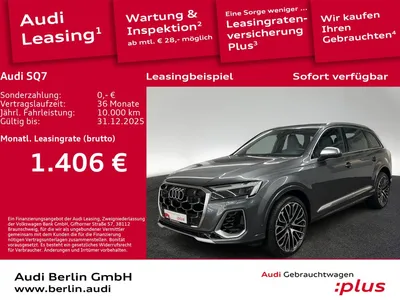 Audi Audi SQ7 TFSI tiptr. MATRIX 7.SITZER STDHZG 360°K HUD im Auto Abo von Null-Leasing