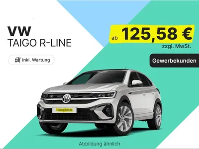 VW Volkswagen Taigo 1.0 TSI DSG R-Line | inkl. Wartung | Gewerbe im Auto Abo von LeasingMarkt.de