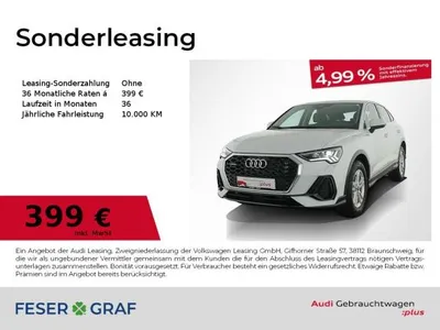 Audi Audi Q3 Sportback 40 TDI quattro V-Cockpit/LED/Navi im Leasing von LeasingMarkt.de