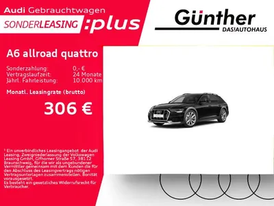 Audi Audi A6 allroad QUATTRO 40 TDI+VIRUTAL COCKPIT+PANORA im Leasing von Null-Leasing
