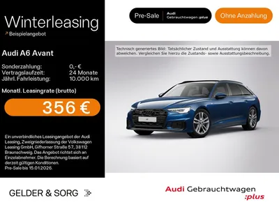 Audi Audi A6 Avant 45 TDI qu. S line AHK*RFK*Matrix*Pano im Auto Abo von Null-Leasing