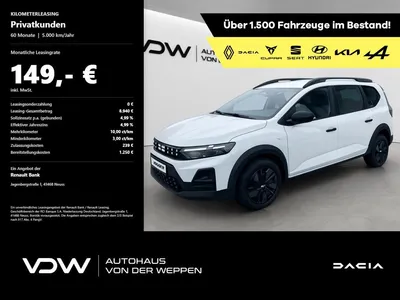 Dacia Dacia Jogger Essential Eco-G 120 im Leasing von Null-Leasing