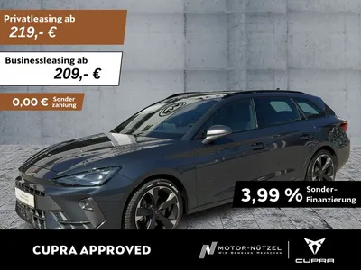 Cupra Cupra Leon ST 2.0 TDI DSG 5JG+LED+NAVI+ACC+SHZ+AHK+RFK im Leasing von Null-Leasing