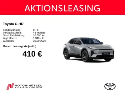 Toyota Toyota C-HR+ Teamplayer - 77 kWh im Leasing von Null-Leasing