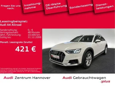 Audi Audi A4 Allroad quattro 40 TDI AHK LED Kamera virtual DAB Teilleder im Auto Abo von LeasingMarkt.de