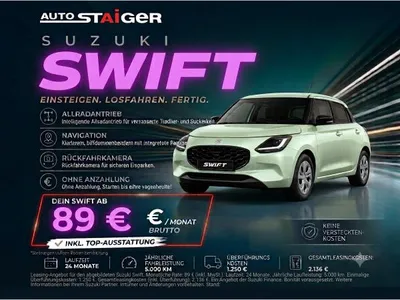 Suzuki Suzuki Swift Club🔥 ALLRAD 🔥Einzelstück im Leasing von LeasingMarkt.de