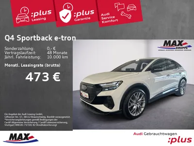 Audi AUDI Q4 Sportback 50 e-tron QUATTRO MATRIX-LED+OPTIK+ im Auto Abo von Null-Leasing