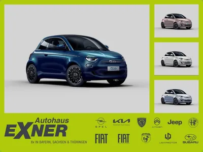 Fiat Fiat Fiat 500 Elektro La Prima Cabrio | Große Batterie | Mehrere Farboptionen im Auto Abo von 9Drive