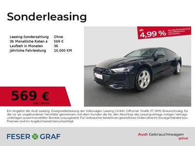 Audi Audi A7 Sportback 50 TDI HUD 360° AHK ACC Keyless im Leasing von LeasingMarkt.de