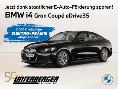 BMW BMW i4 Gran Coupé eDrive 35 mit 3.000,- € möglicher staatlicher Förderung bereits für Sie eingerechnet! im Leasing von LeasingMarkt.de