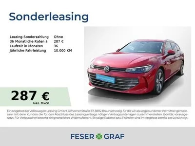 VW Volkswagen Passat 1.5 eTSI Business DSG 360°ACC AHK LED Nav im Auto Abo von LeasingMarkt.de