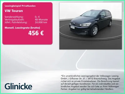 VW Volkswagen Touran Taxi 2,0 TDI Taxi-Paket 3.-Sitzreihe IQ.L im Leasing von Null-Leasing