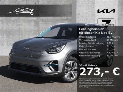 Kia Kia Niro EV 204 Spirit SOH 97,5% AVILOO ZERTIFIKAT im Auto Abo von Mobile.de