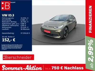 VW Volkswagen ID.3 Pro S 20 DCC MATRIX HuD 360 im Auto Abo von LeasingTime