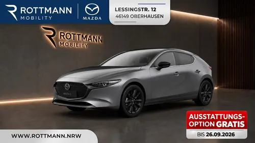 Mazda Mazda 3 2027 140ps Aut HOMURA PLUS Leder BOSE 360° ACC im Leasing von Null-Leasing