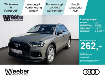 Audi Audi Q3 *AHK*NAVI*LED*BLACKSTYLE*KESSY*5J GAR AHK im Leasing von Null-Leasing