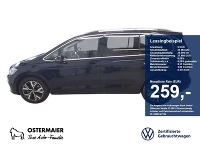 VW Volkswagen Touran HIGHLINE 2.0TDI 150PS DSG ACC.5J-G.AHK.KA im Leasing von Null-Leasing